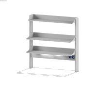 Стеллаж технологический для приборов высокий для пристенного стола Modern -1200 ТСПРв