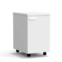 Тумба подкатная дверь правая 400х540х670 мм, средняя, белый металл - СТАЛЬ