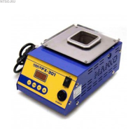 Паяльная ванна Hakko FX-301B для лужения с цифровой регулировкой температуры, микропроцессорным управлением, со сменными режимами для различных бессвинцовых припоев, со сменными ваннами