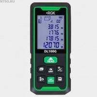 Лазерный дальномер RGK DL100G - зеленый луч