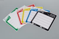 Наклейки B_rkle close-it food 150х150 мм черная печать, 250 шт/рул