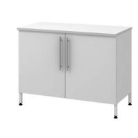 Стол пристенный на опорной металлической тумбе Modern -1200 ПТД Ламинат