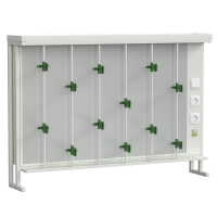 Стенд титровальный 1400х250х985 мм, белый металл