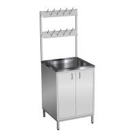 Стол-мойка с сушкой СТм-101/1.. корпус металл серия "Стандарт"