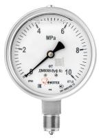 Вакуумметры, мановакуумметры, манометры виброустойчивые коррозионностойкие ДВ8008-ВУф Кс, ДА8008-ВУф Кс, ДМ8008-ВУф Кс SG