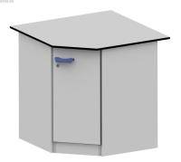 Стол угловой на опорной тумбе ЛАБ-PRO СУОТ 110/80.110/80.90 TR