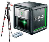 Лазерный уровень Bosch Quigo Green с зеленым лучом и штативом