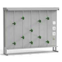 Стенд титровальный 1200х250х985 мм, серый металл