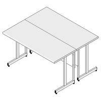 Стол лабораторный островной СЛ-209/1 серия "Премиум"