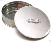 Поддон для Лабораторных сит D400/Н140 нерж