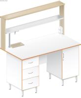 Стол пристенный химический ЛАБ-1500 ПЛМ