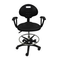 Стул лабораторный (пластик) кольцо, подлокотники Стл-4/3