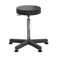 Табурет офисный на опорах (410-540 мм) (кожзам)
