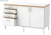 Стол-тумба СОВЛАБ-1500 4Я-2Д-К12 (лабораторный)