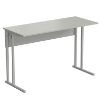Стол ученический упрощенный 1200х500х760, раб. поверхность - ЛАМИНАТ СЕРЫЙ