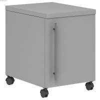 Тумба подкатная металлическая низкая с дверью Modern - 400 ТДМн правая