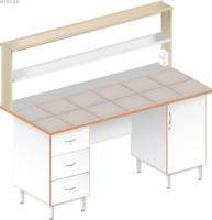 Стол пристенный физический ЛАБ-1800 ПК