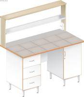 Стол пристенный физический ЛАБ-1500 ПК