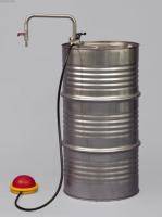 Насос ножной для бочек B_rkle из нержавеющей стали с жесткой сливной трубкой, глубина погружения 95 см