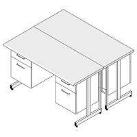Стол лабораторный островной СЛ-220 серия "Премиум"