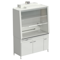 Шкаф вытяжной с подводом воды с ВЗБ светильником 1520х750х2160 мм, раб. поверхность - LABGRADE