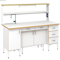 Стол пристенный химический СОВЛАБ-1800 ПХЛ Т