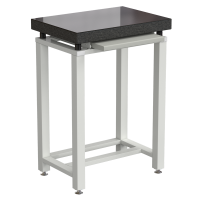 Стол для весов малый 630x450x900 мм, с выдвижной полкой, цвет каркаса - белый, гранит