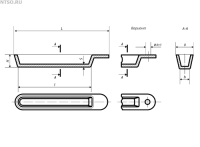 Лодочка фарфоровая для сжигания № 4 16 мл