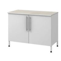 Стол пристенный на опорной металлической тумбе Modern -1200 ПТД (керамическая плитка)