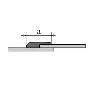 Насадка для шва внахлест F 40мм