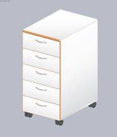 Тумба подкатная высокая ЛАБ-400 ТВЯ-5