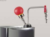 Насос ручной для бочек B_rkle из нержавеющей стали с жесткой сливной трубкой, глубина погружения 60 см