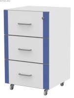 Тумба подкатная из меламина ЛАБ-PRO ТПЯ3 50.50.81