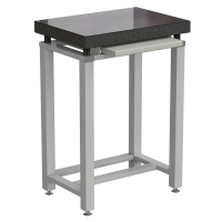 Стол для весов малый 630x450x900 мм, с выдвижной полкой, цвет каркаса - серый, гранит