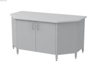 Стол торцевой лабораторный низкий с тумбой Modern - 1500 СЛТТЛ н