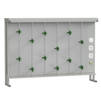 Стенд титровальный 1400х250х985 мм, серый металл