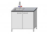 Стол лабораторный С-5ПА-10