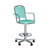 Кресло медицинское КР02-1 зеленый (экокожа).