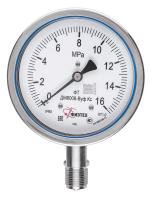 Вакуумметры, мановакуумметры, манометры виброустойчивые коррозионностойкие ДВ8008-ВУф Кс, ДА8008-ВУф Кс, ДМ8008-ВУф Кс Б110