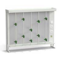 Стенд титровальный 1200х250х985 мм, белый металл