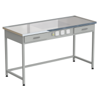 Стол с подсветкой рабочей зоны 1515х610х850 мм, раб. поверхность - LABGRADE-лайт
