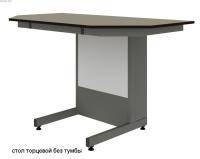 Стол лабораторный торцевой без тумбы Eco Кат. N 241502