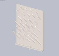 Навесной сушильный стеллаж ЛАБ-400 ССт