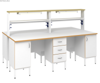 Стол островной физический СОВЛАБ-2400 ОФЛ