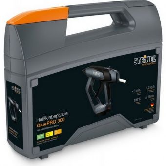 Термоклеевой пистолет Steinel Hot Glue Gun Glue Pro 300 KF в кейсе 52683