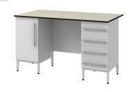 Стол пристенный на опорных тумбах Modern -1500 СПТLg в