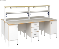 Стол островной физический СОВЛАБ-2400 ОФКп