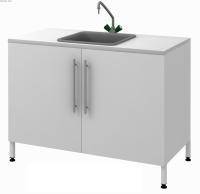 Стол-мойка Modern - 1200 НЖ одинарная врезная