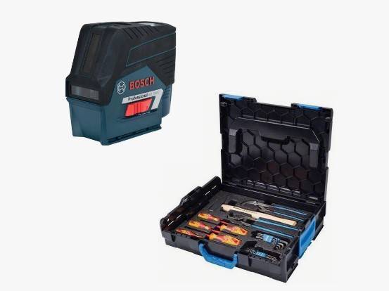 Лазерный уровень Bosch GCL 2-50 CG+RM2+BM 3 clip L-Boxx+GEDORE set
