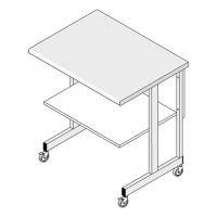 Стол лабораторный подкатной для весов СЛ-216 серия "Премиум"